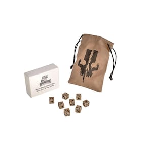 Acessório Serious Poulp The 7th Continent Bone Dice com dados