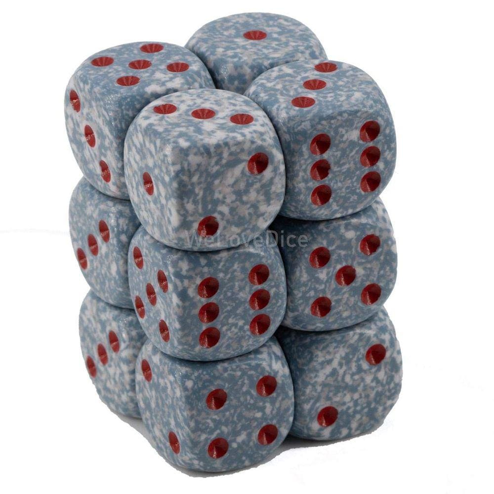 Conjunto de dados Chessex Air Speckled 16mm Six-Sided Die (12)