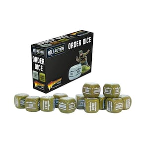 Compre Dice Bolt Action Warlord Games Olive Drab x12