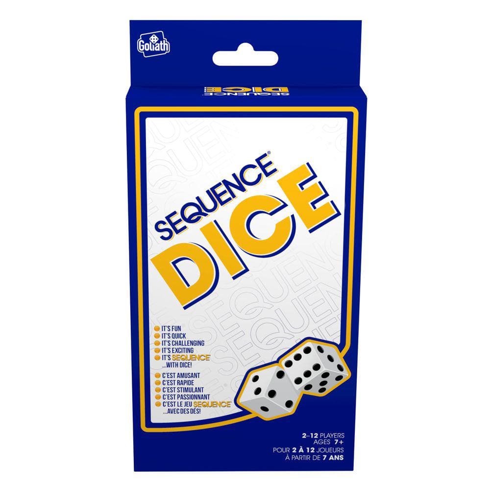 Sequence Dice Game Jax Bilingual com tabuleiro de tecido