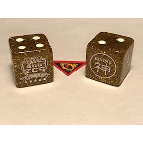 Conjunto de jogos de dados Replica Transcend Cards Championship Series