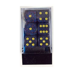 Bloco de dados Chessex Speckled® 16mm d6 Twilight™™ (12)