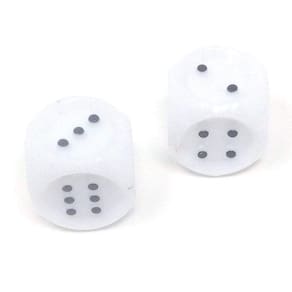 Conjunto de dados táteis Koplow Games de 20 mm para deficientes visuais