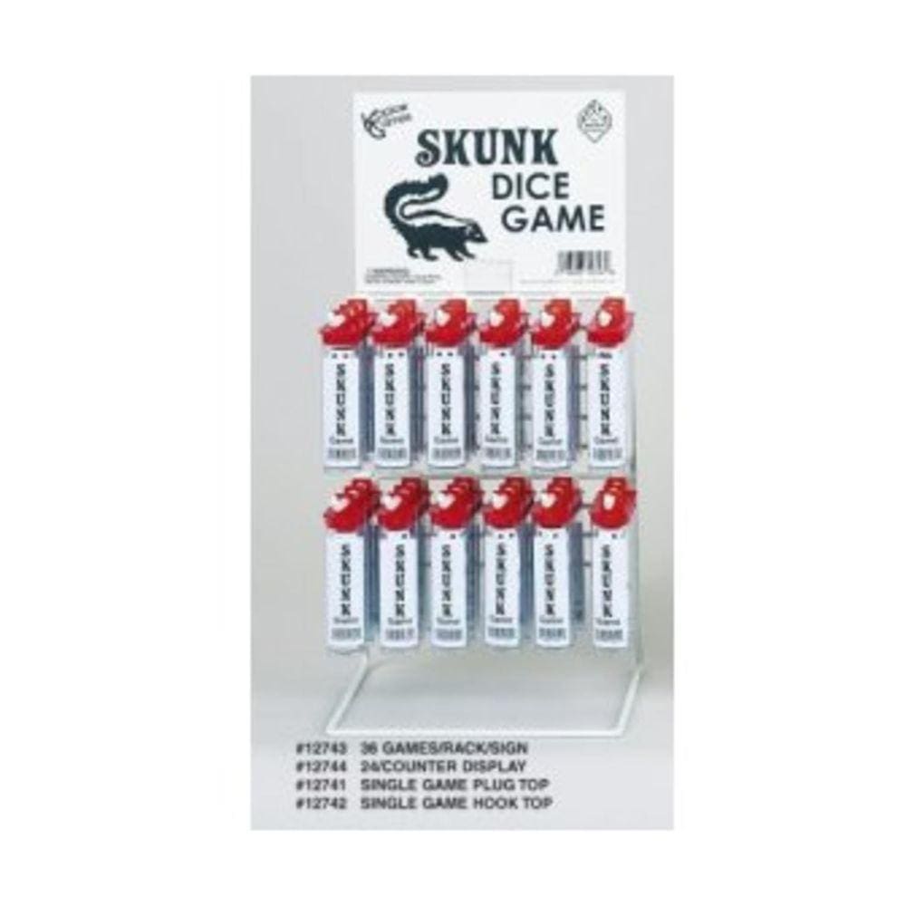 Jogo de dados Koplow Games Skunk com 5 dados com instruções em inglês