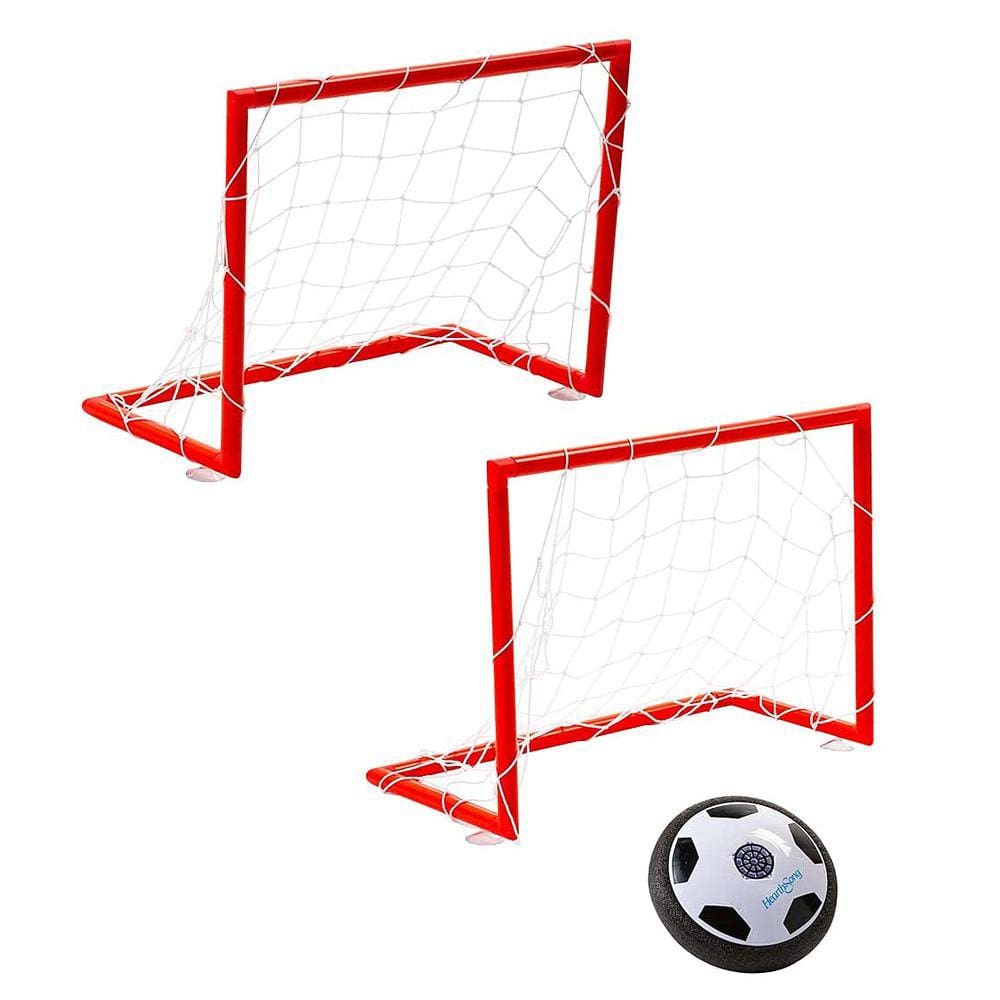 Jogo de futebol Air Hover HearthSong Light-Up com disco de futebol
