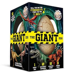 Kit Dino Egg Dig XXTOYS Descubra um ovo de dinossauro Jumbo com 12 dinossauros