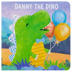 Livro de tabuleiro Stephen Joseph Dino 7x7 polegadas