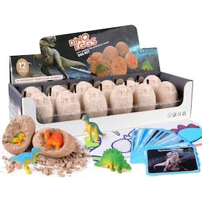 Kit de escavação de ovos de dinossauro WITALENT Dinosaur Party favorece crianças