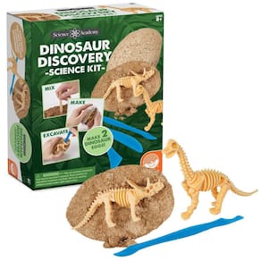 Kit Dino Egg Dig MindWare Faça 2 ovos gigantes de dinossauro com ferramentas