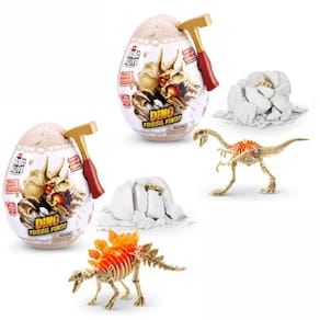 Toy Robo Alive Mini Dino Fossil Find (pacote com 2) ZURU Boys 5+