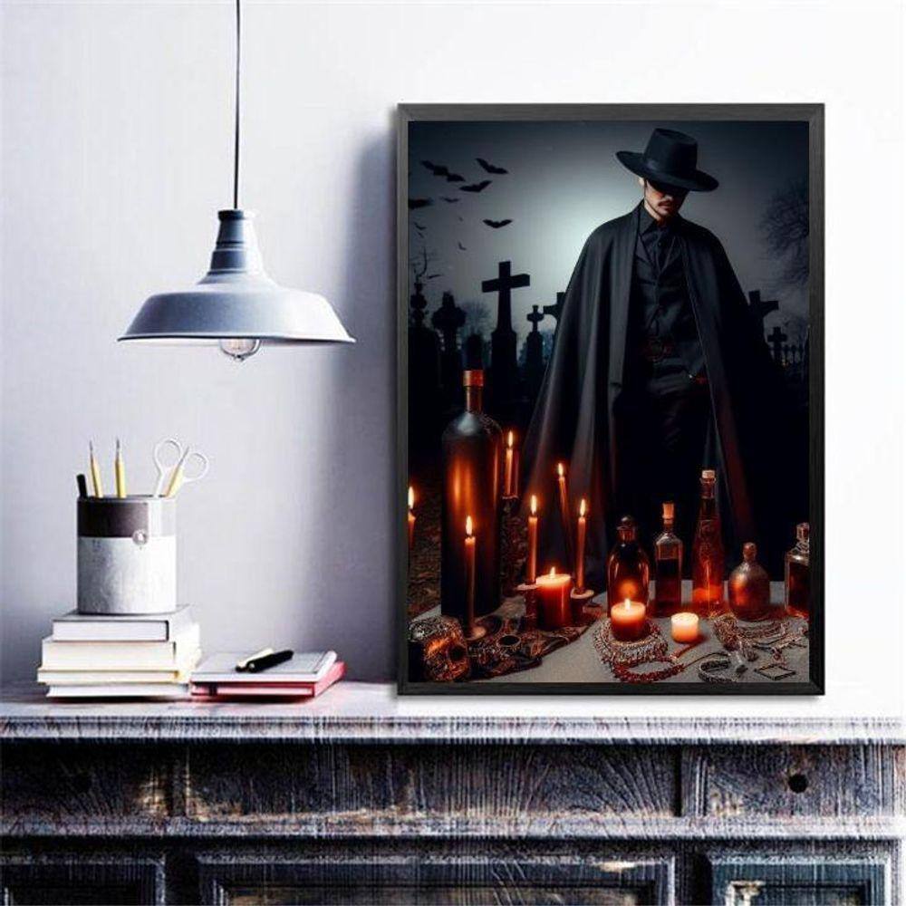 Quadro Decorativo Exú Tiriri 45X34Cm