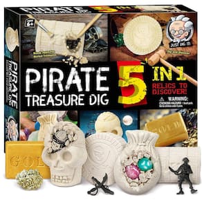 Kit de escavação Pirate Treasures XXTOYS Break Into 5 Bricks