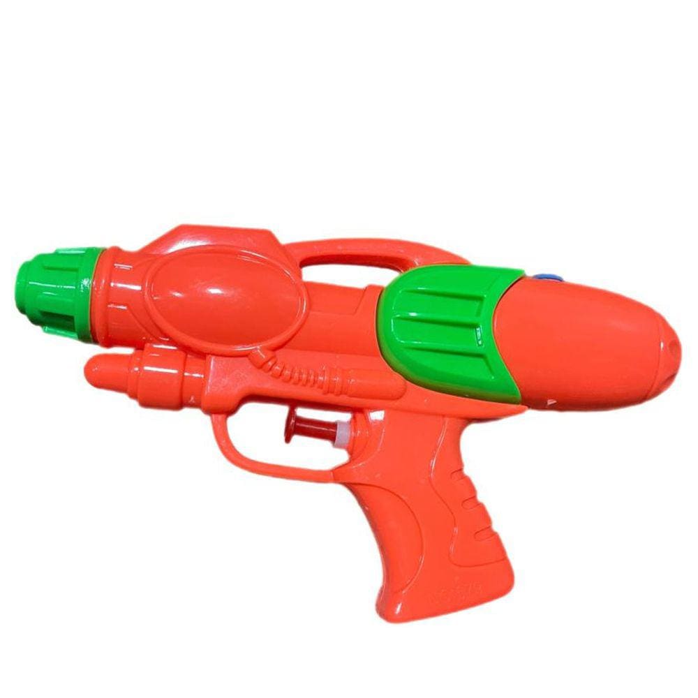 Lança Água 19cm Em Plástico Verão Praia Infantil - Laranja