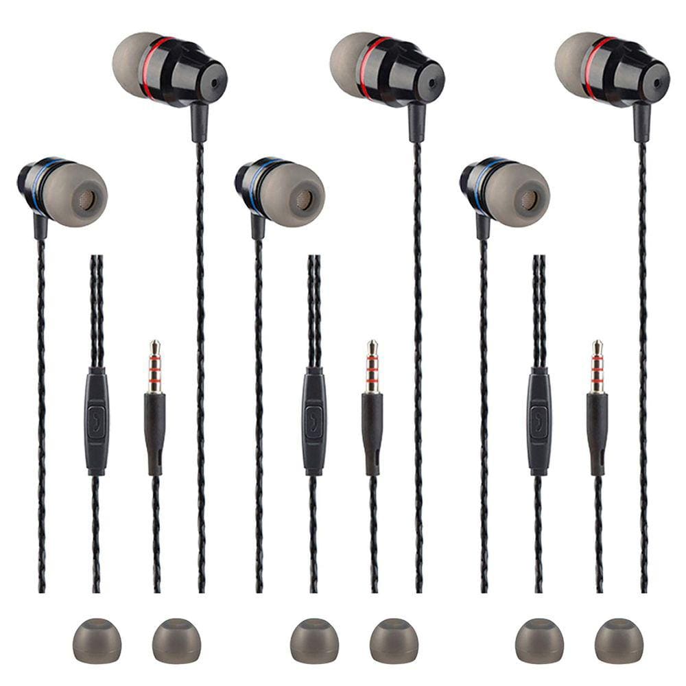 Pacotes de fones de ouvido Earbud FindTop 3 com controle remoto e microfone IPX5