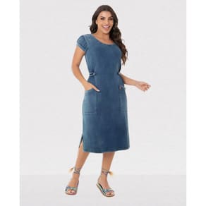 Vestido Hapuk Analu Azul Marinho 60869