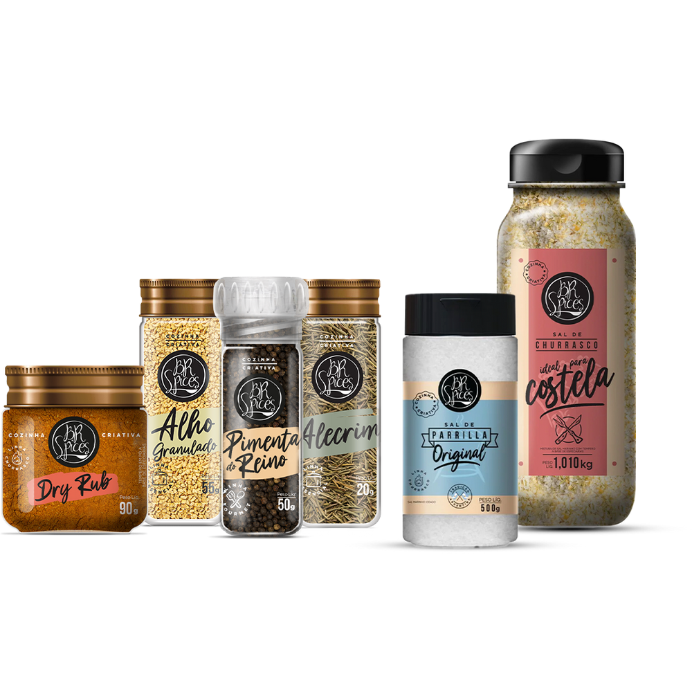 Combo o Mestre da Churrasqueira - BR Spices
