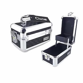 Cisne Mini Maleta Preta Para Maquiagem, Joias E Acessórios Csn-5110