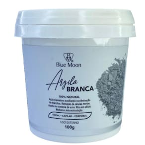 Blue Moon Argila Branca 100% Natural 100g