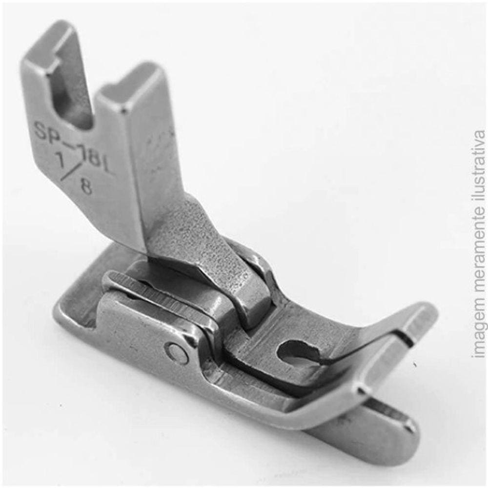 CALCADOR DE COSTURA RETA COM GUIA FLEXÍVEL 03MM - SP-18L ESQUERDO 1/8”