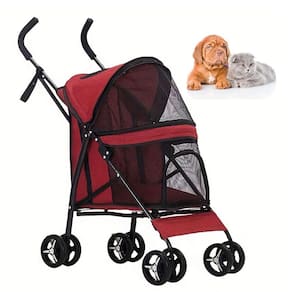 Carrinho Cachorro Cao Gato Pet Animal de Estimaçao Passeio Ar Livre Shopping Dobravel Seguro