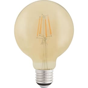 Lâmpada Led De Filamento Tramontina G95 4w 2200k Luz Amarela