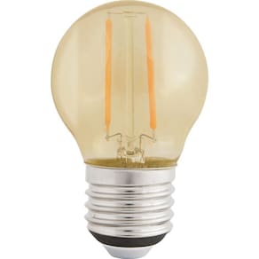 Lâmpada Led De Filamento Tramontina G45 4w 2200k Vidro âmbar