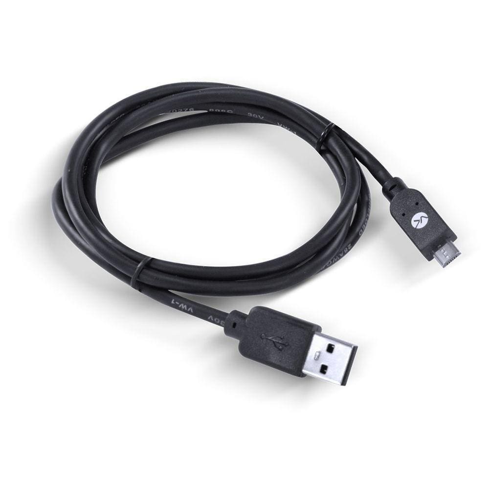 Cabo Usb X Micro Usb B 2.0 5 Pinos 1 Metro Preto - Musb-1