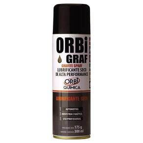 Grafite Spray Orbigraf Lubrificante Seco 300Ml Orbi Quimica