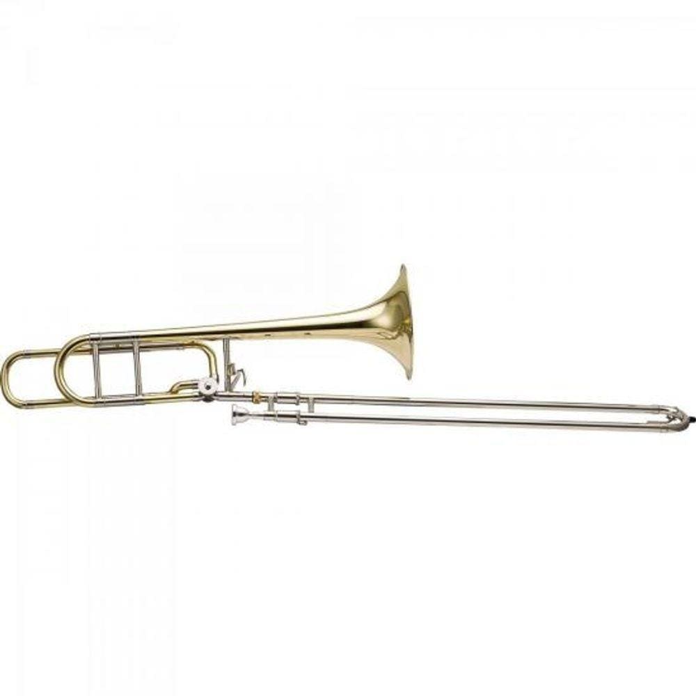 Trombone De Vara Tenor Bb/F Hsl-801L Laqueado Harmonics