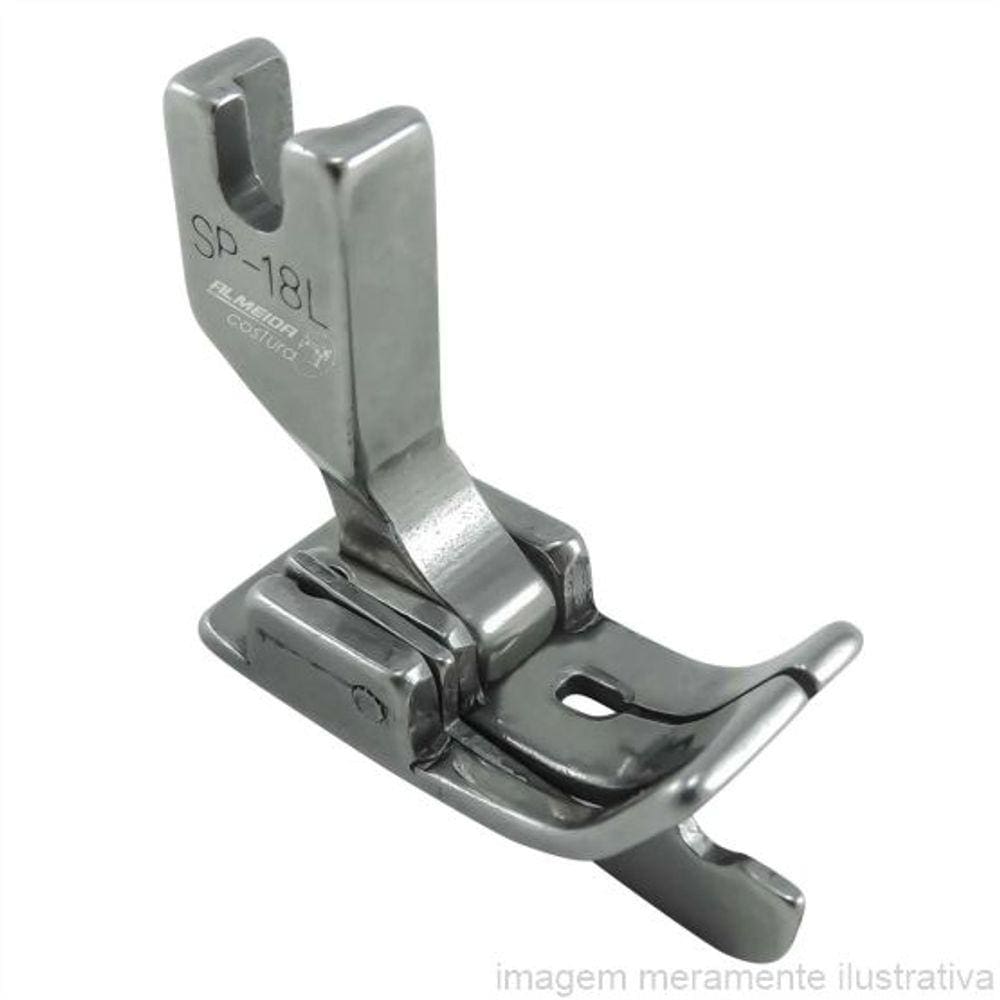 CALCADOR DE COSTURA RETA COM GUIA FLEXÍVEL 09MM - SP-18L ESQUERDO 3/8”
