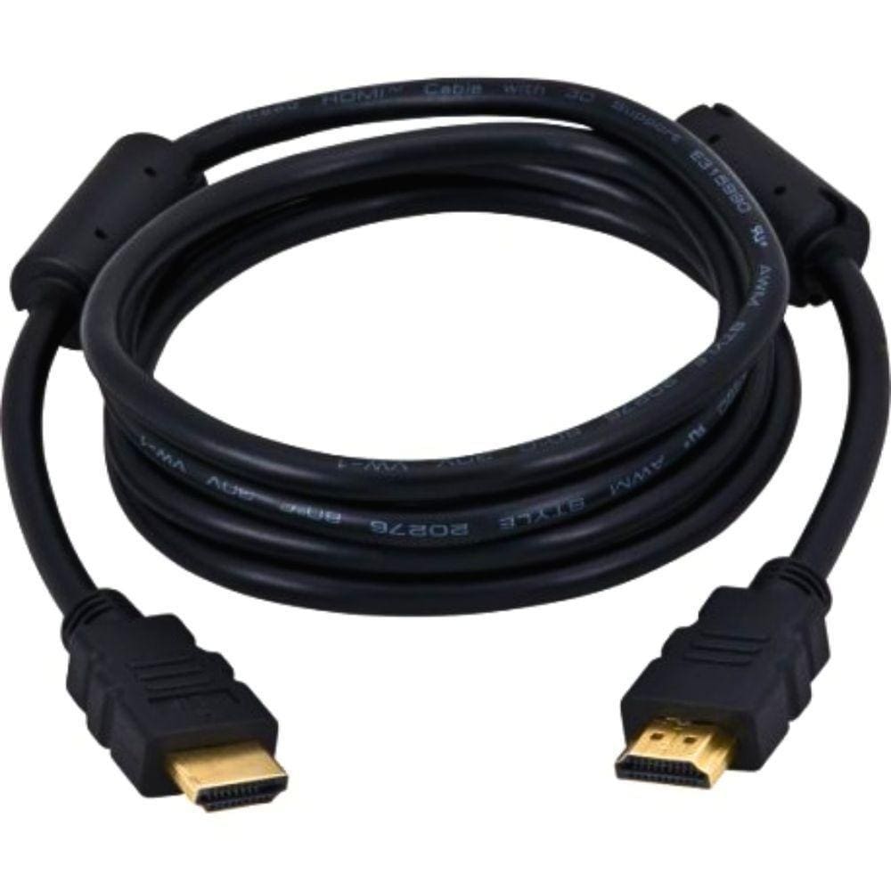 Cabo Hdmi 4k Ultra Hd Premium 2.0v 30awg 6mm Sem Filtro 1m