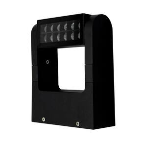 Balizador Foco Ajustável Preto Led 10W 3000K Bivolt IP67