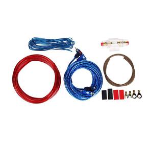 Kit de instalação de amplificador: caixa de som conectada de calibre 8