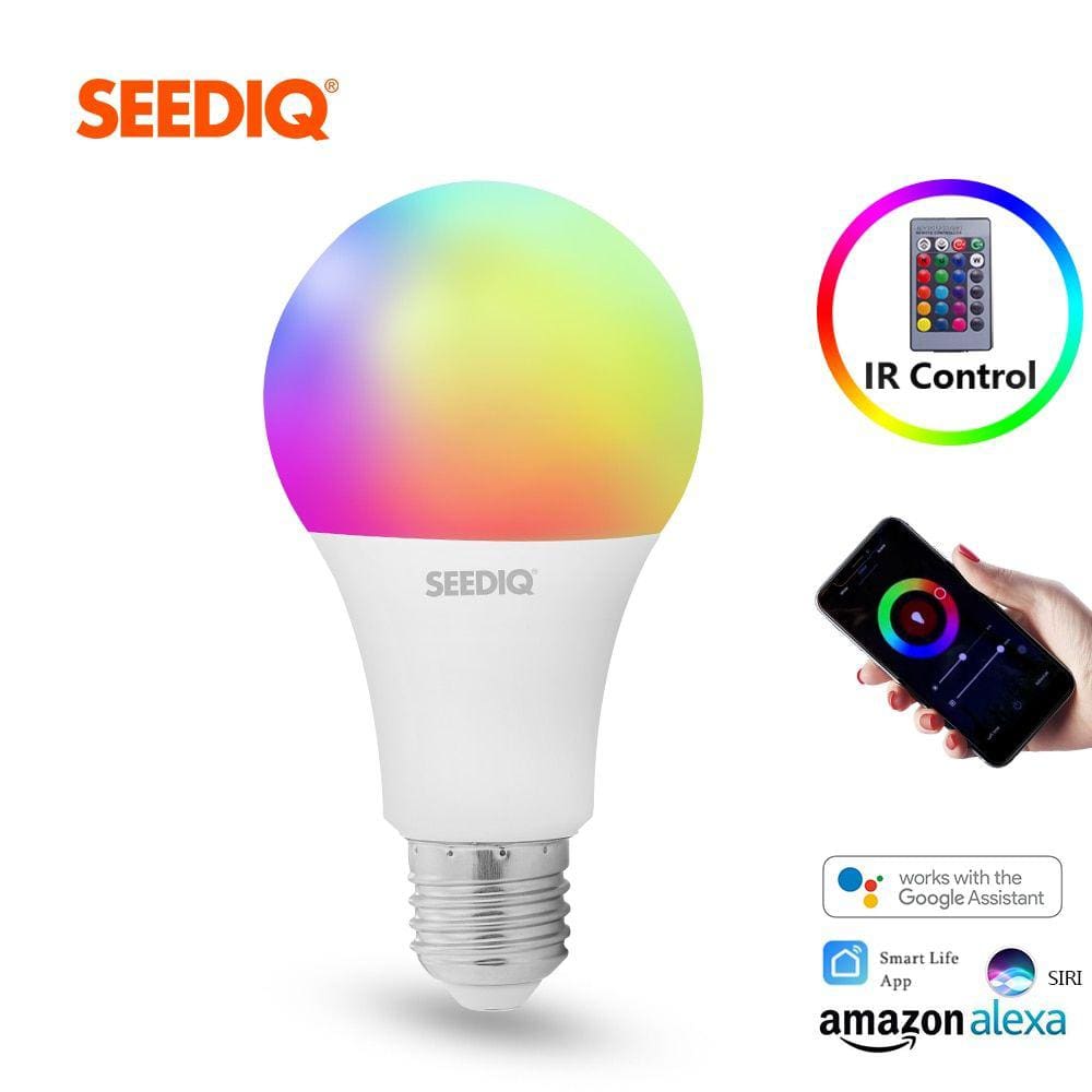 Lâmpada LED RGB inteligente com controle remoto i