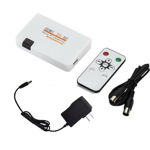 Adaptador conversor coaxial HDMI para RF para TV