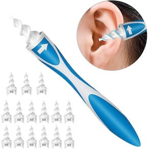 Espiral de silicone Ceroax Remover, Ear Cleaner (Um tamanho)