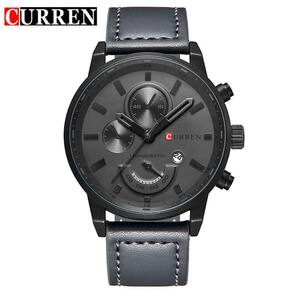 Relógio de pulso Curren 8179 multifuncional para homens com mostrador grande