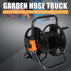 Preto Garden Mangueira Carretel Sprinkler Equipamento de Irrigação