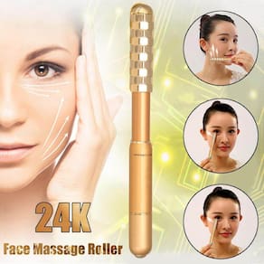 Gold Face Massagem Roller Anti-Envelhecimento Rugas Olhos Facia