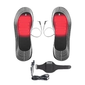 Palmilhas térmicas aquecidas por USB, tamanho: 35-46 (tamanho único)
