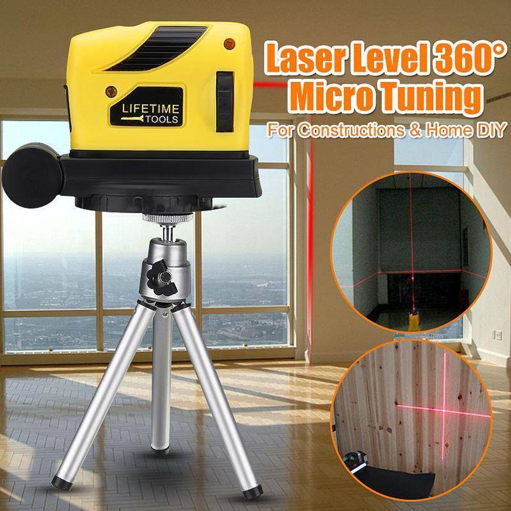 Micro ajuste de nível de laser