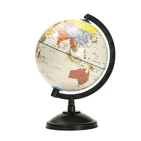 Mapa do globo mundial: ferramenta educacional de geografia de 20 cm de diâmetro