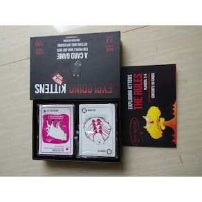 Jogo de cartas EXPLODING KITTENS para festas - Nergo