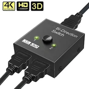 Switch KVM bidirecional 4K compatível com HDMI