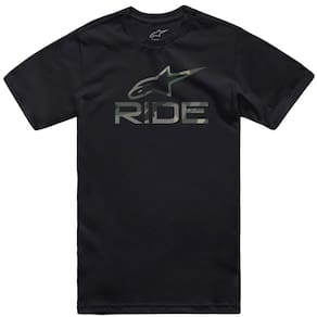 Camiseta Alpinestars Ride 4.0 Camo Preto