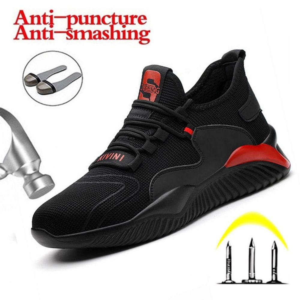 sapatos de aço para segurança ao ar livre do trabalho antid = 36