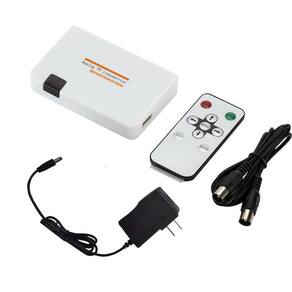 Adaptador conversor coaxial HDMI para RF para TV
