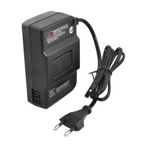 Adaptador AC, fonte de alimentação, cabo de carregador, plugue preto da UE