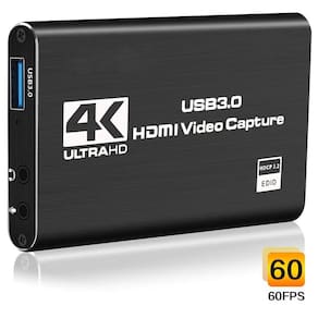 Placa de captura de vídeo HDMI para USB 4K 60Hz Dongle