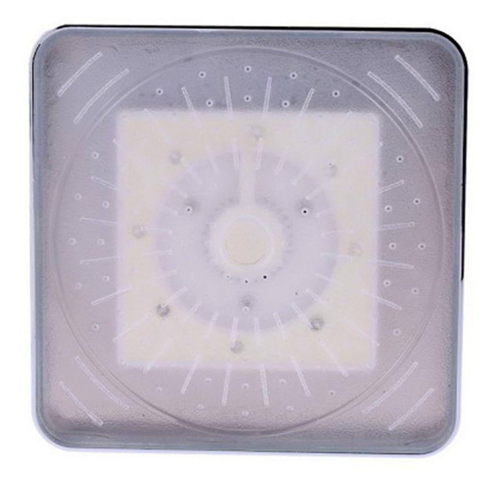 Cabeça de chuveiro quadrada LED Water Changing Glow Rain